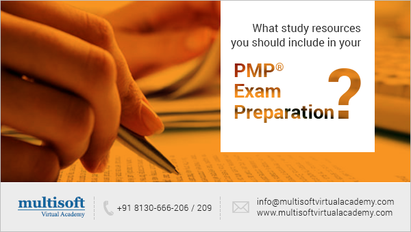What study resources you should include in your PMP® exam preparation?