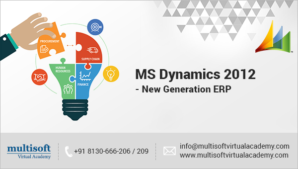 MS Dynamics 2012 - New Generation ERP