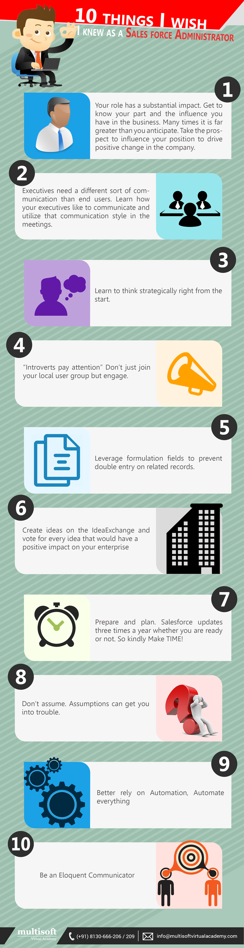 10 things I wish I knew as a Sales force Administrator