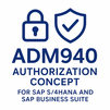 ADM940 SAP S/4HANA Authorization Concept